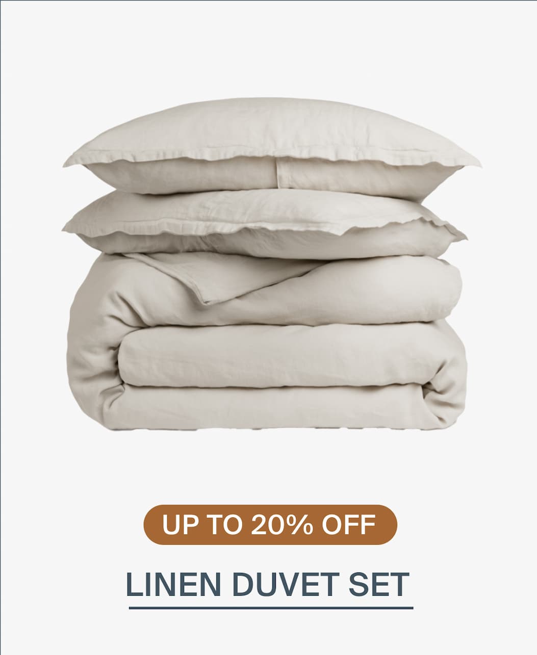 Linen duvet set
