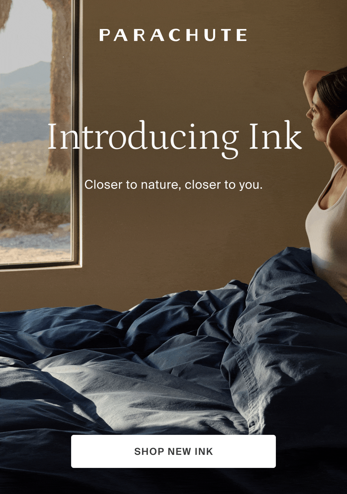 parachute, introducing ink, shop now