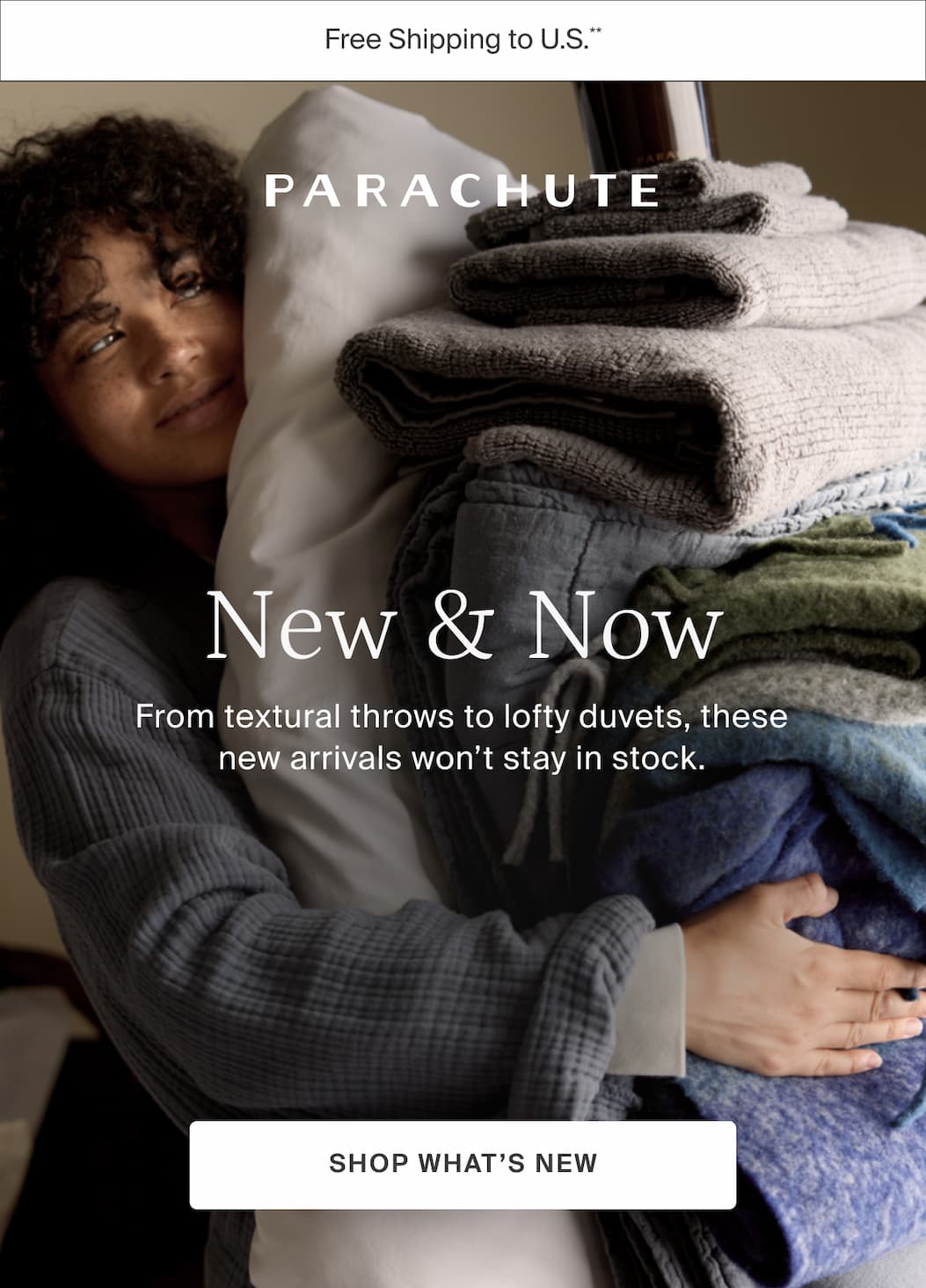 New & now. Shop what's new.