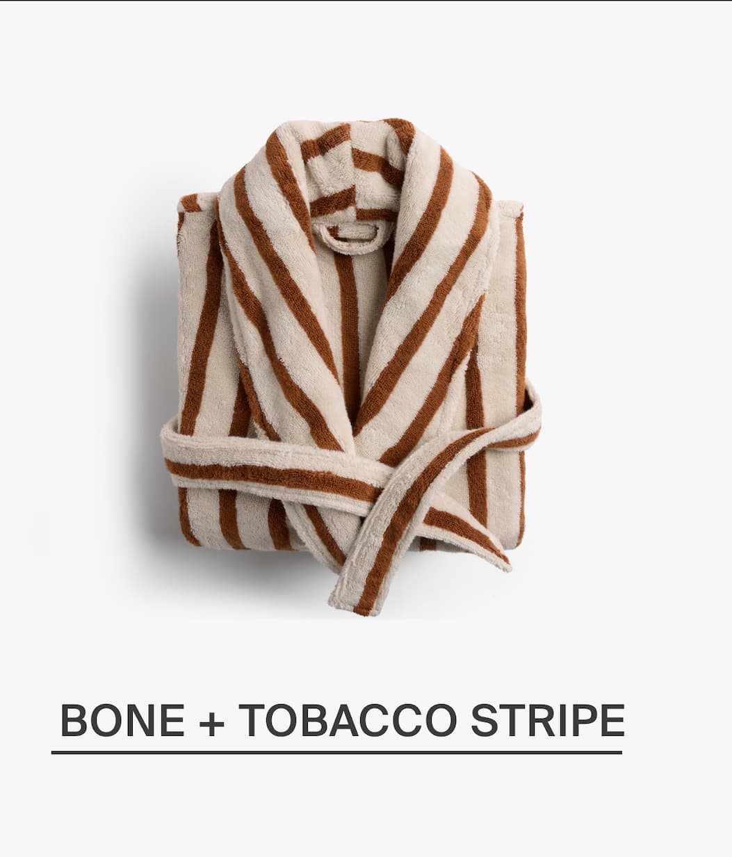 Bone + Tobacco Stripe