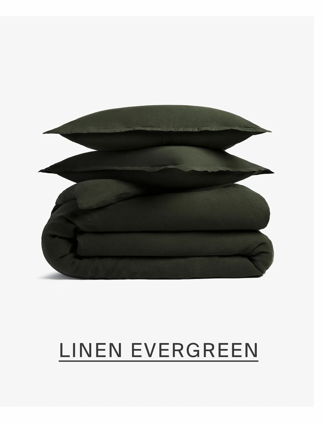 Shop linen evergreen