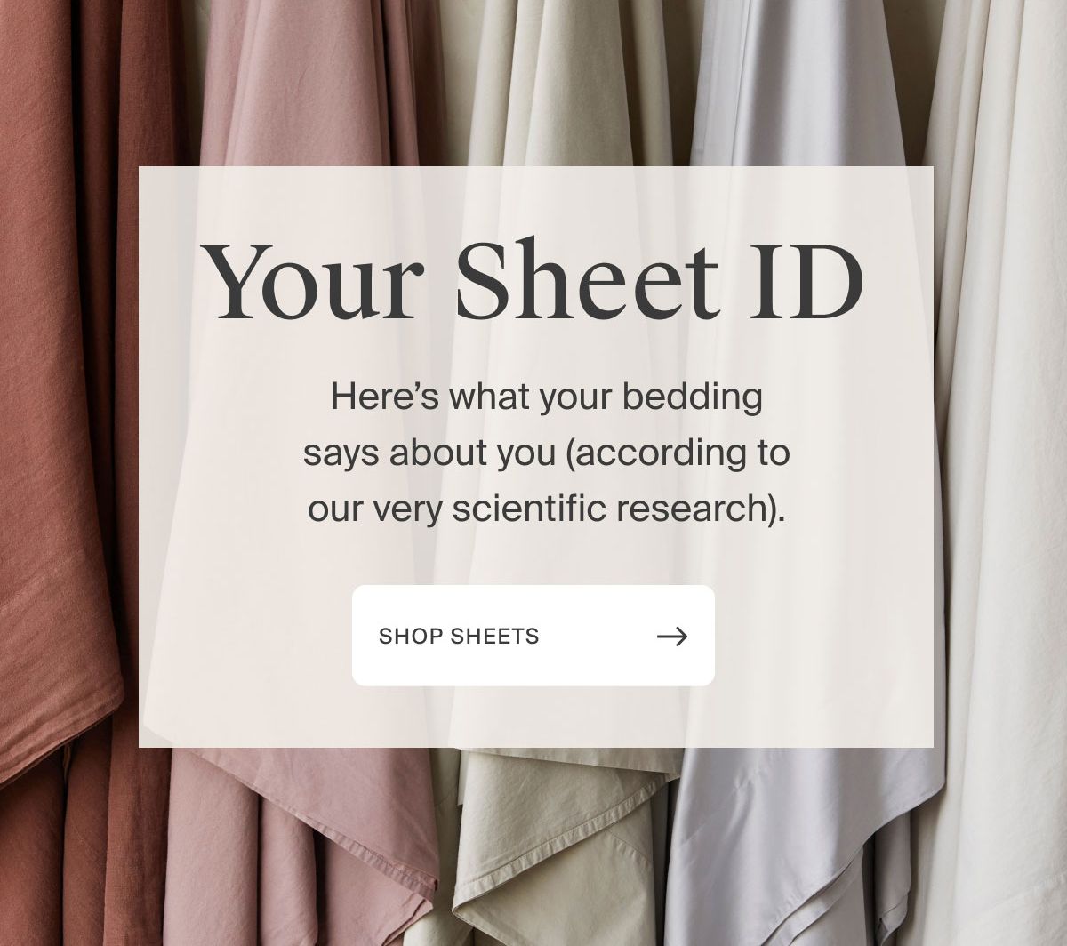 Which Sheets Are You? Parachute Home