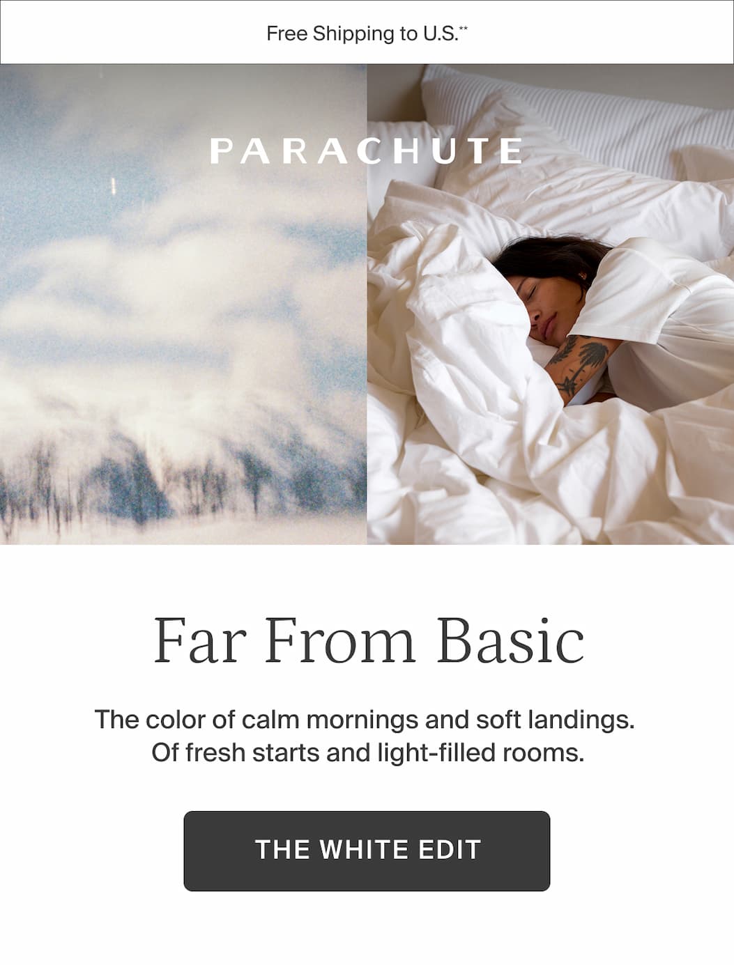 Far from basic. Shop the white edit.