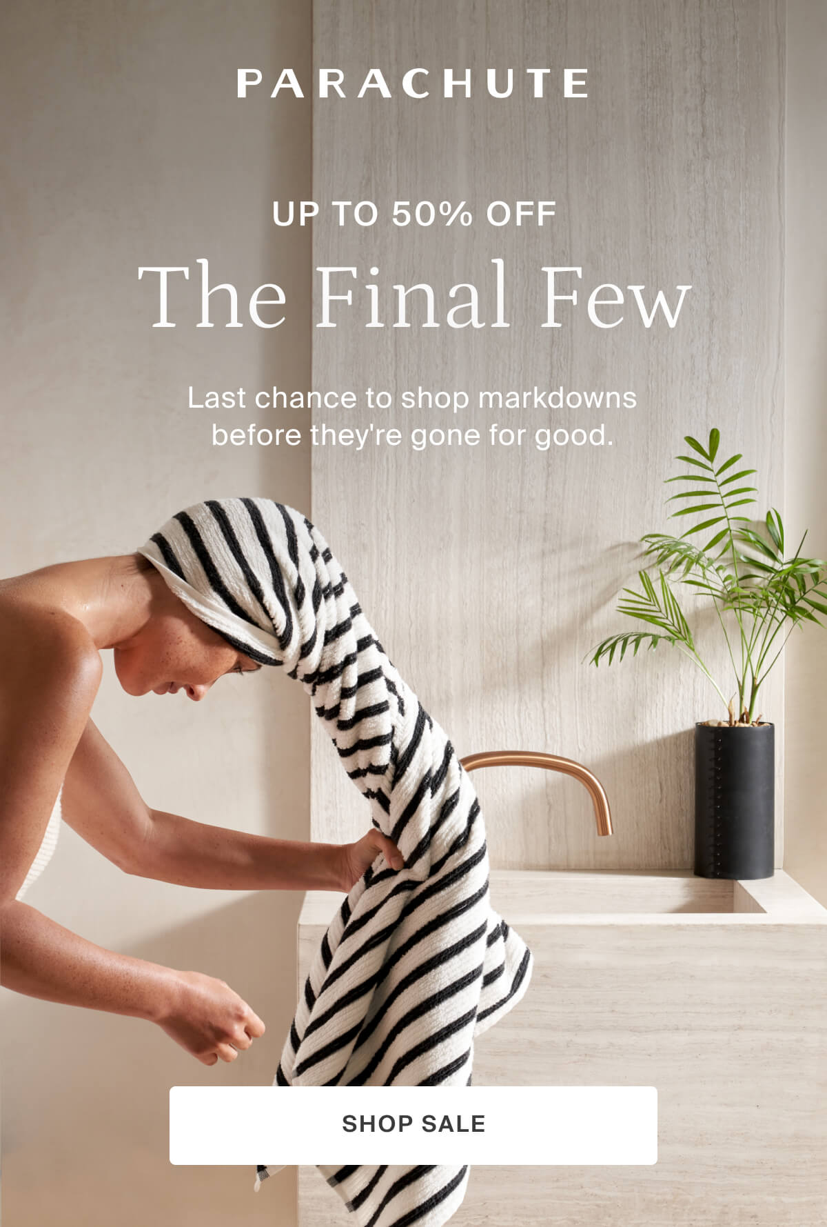 parachute, the final few, shop sale