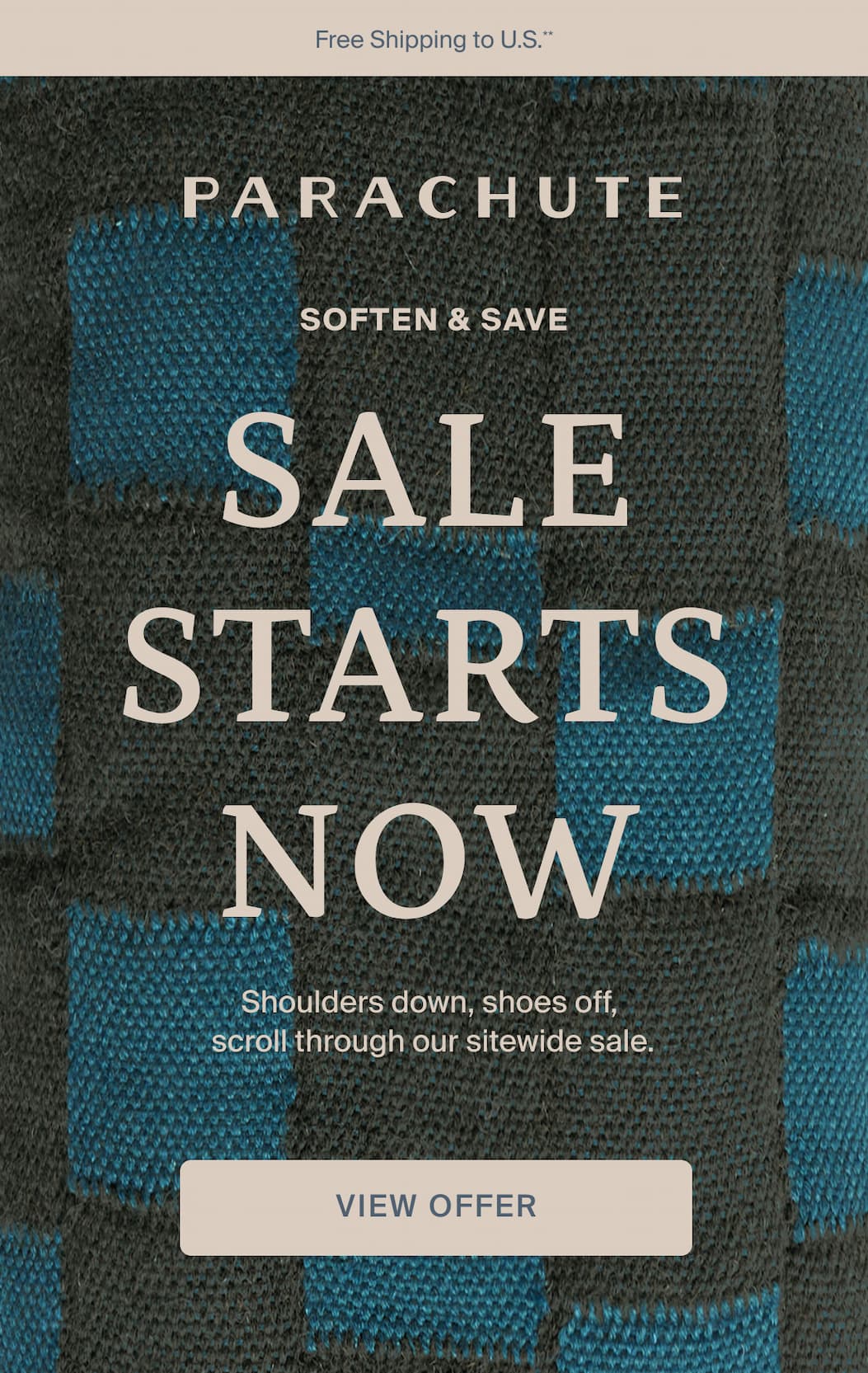 Sale starts now. View offer.