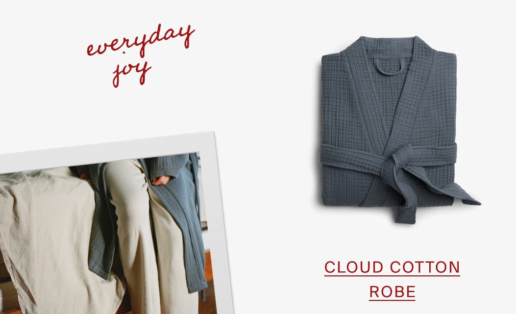 Cloud cotton robe