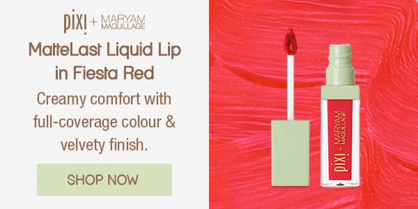 Pixi + MaryamNYC MatteLast Liquid Lip - Fiesta Red | MaryamNYC Limited Edition
