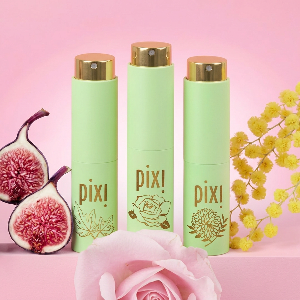 PixiPerfume Eau de Parfum Trio: PixiFig, PixiRose, PixiMimosa