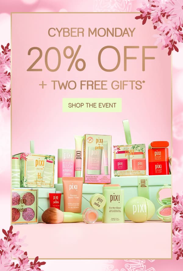 Cyber Monday: 20% OFF + 2 FREE GIFTS
