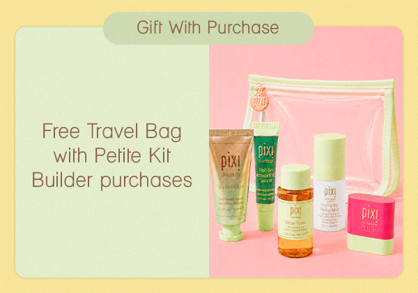 Gift With Purchase Free Travel Bag with Petite Kit Builder purchases