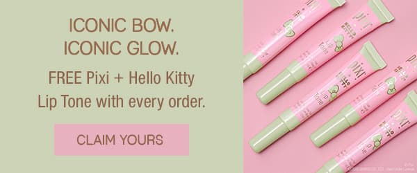 Free Pixi + Hello Kitty Lip Tone with every order!