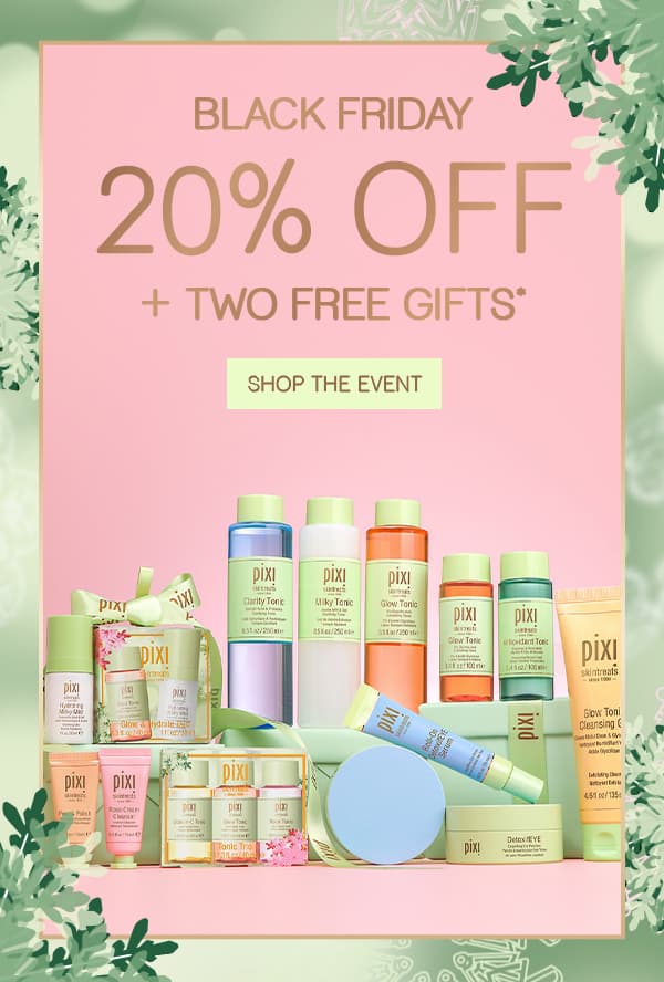 Black Friday: 20% OFF + 2 FREE GIFTS