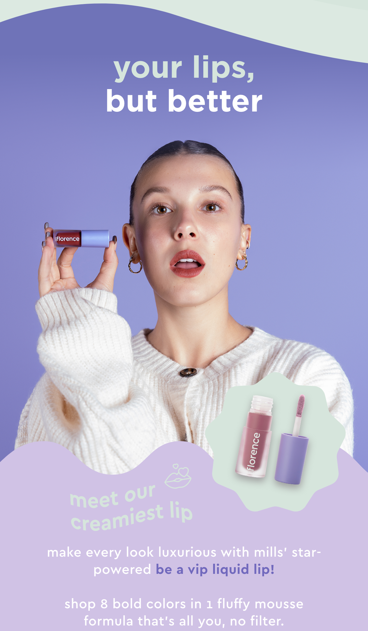 get glossy with flo 💋 Florence By Mills