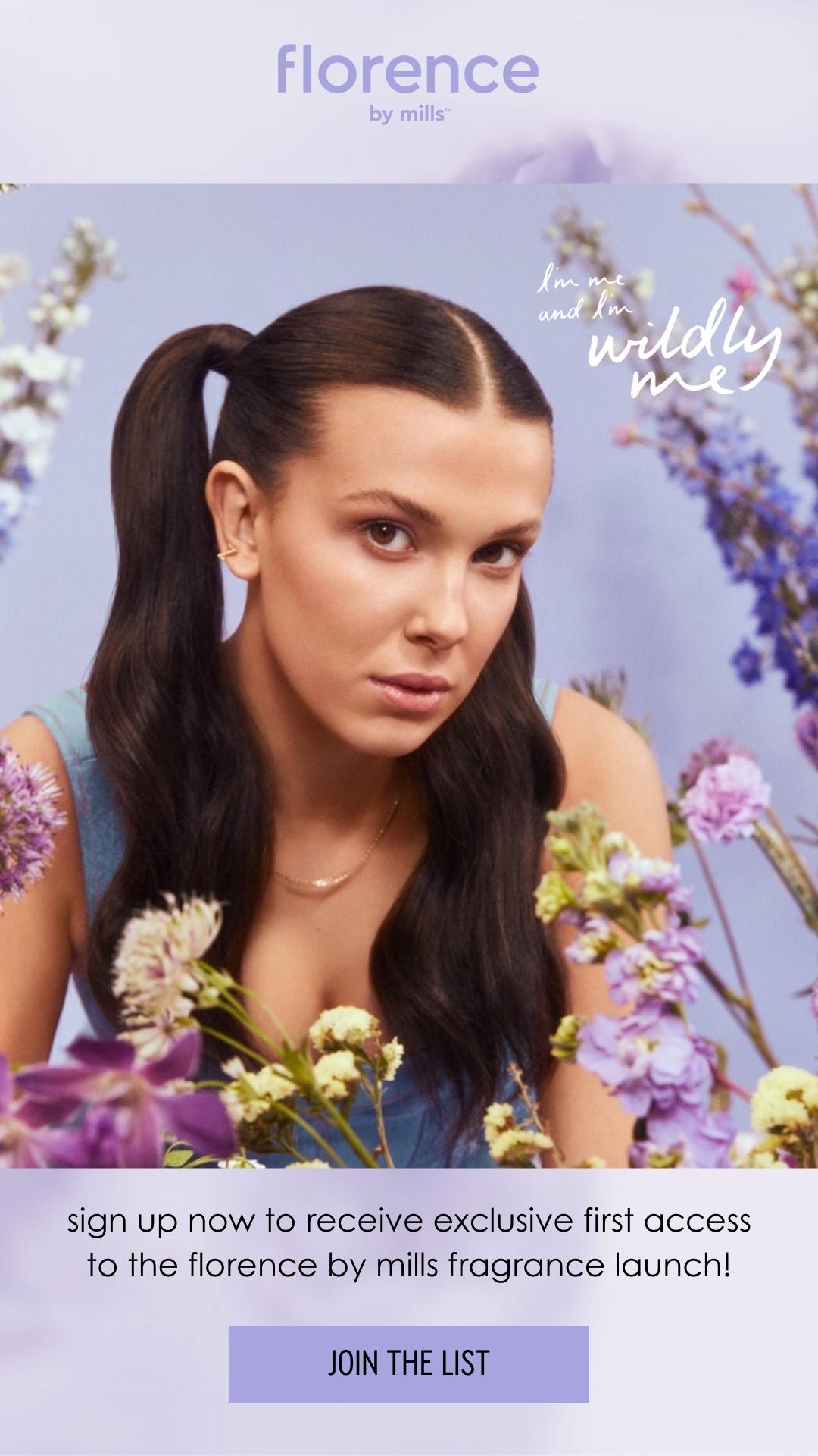 introducing wildly me our NEW fragrance 💜 Florence By Mills