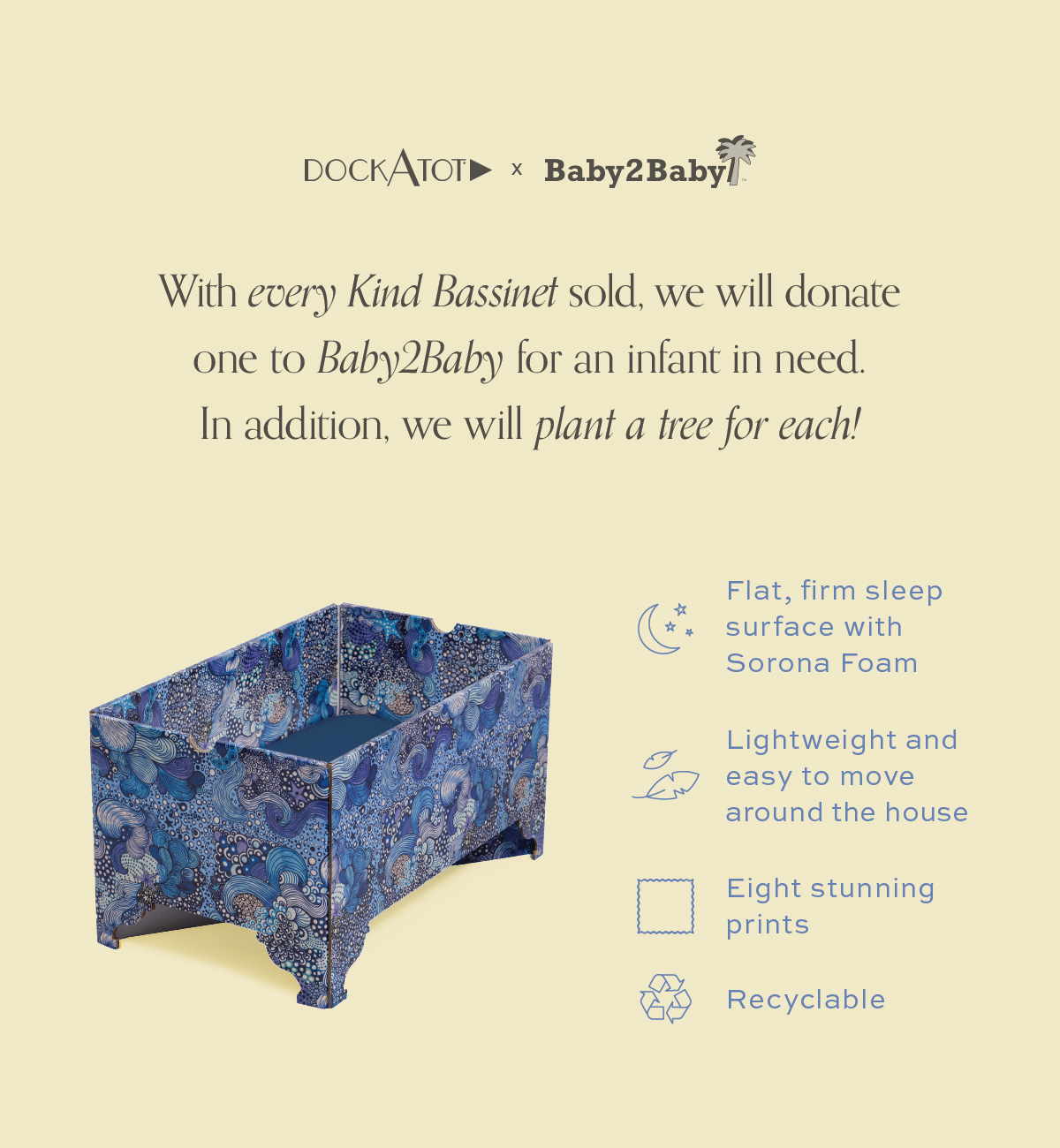 Buy One, Give One: Shop Kind Bassinet