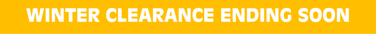 Winter clearance ending soon