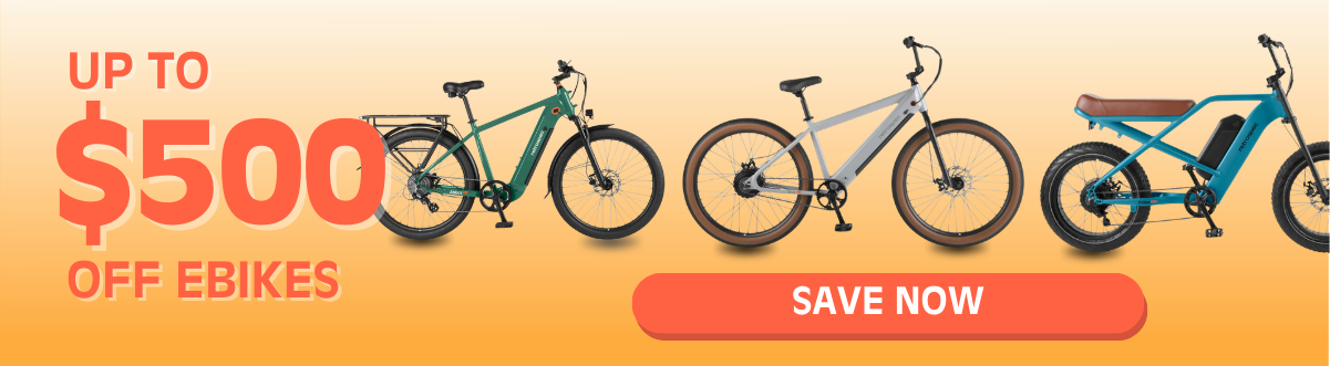 Save Up To $500 Off Ebikes