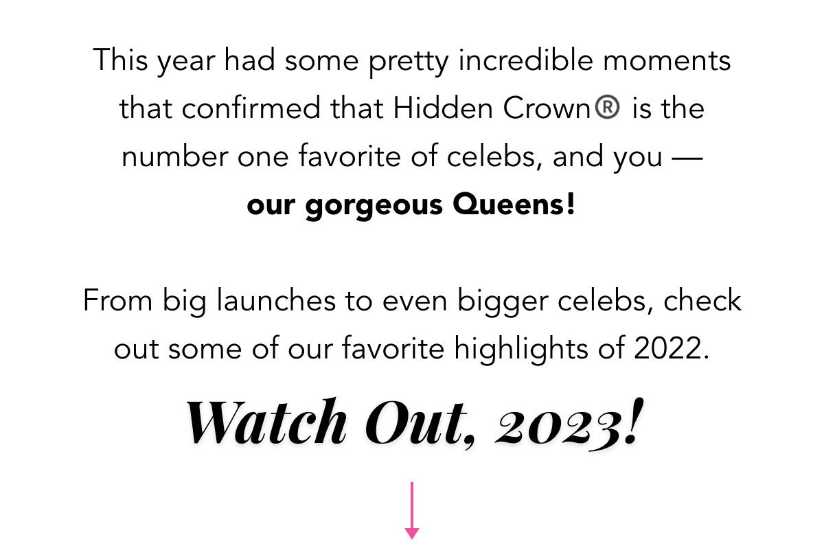 What. A. Year. 😍 Hidden Crown