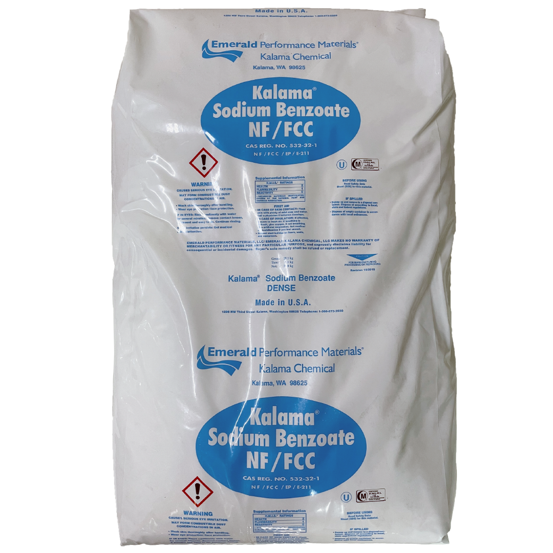Sodium Benzoate NF FCC Dense | 55 lb Bag