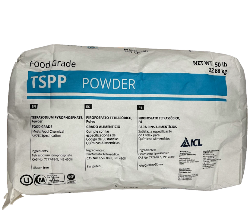 Tetrasodium Pyrophosphate Anhydrous (TSPP) FCC ICL | 50 lb Bag