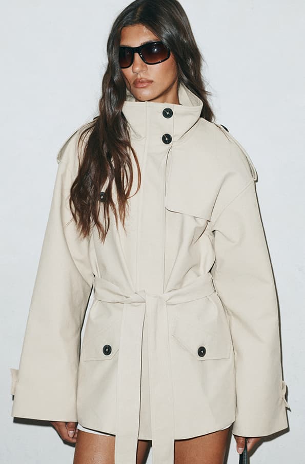 Leon Belted Trench