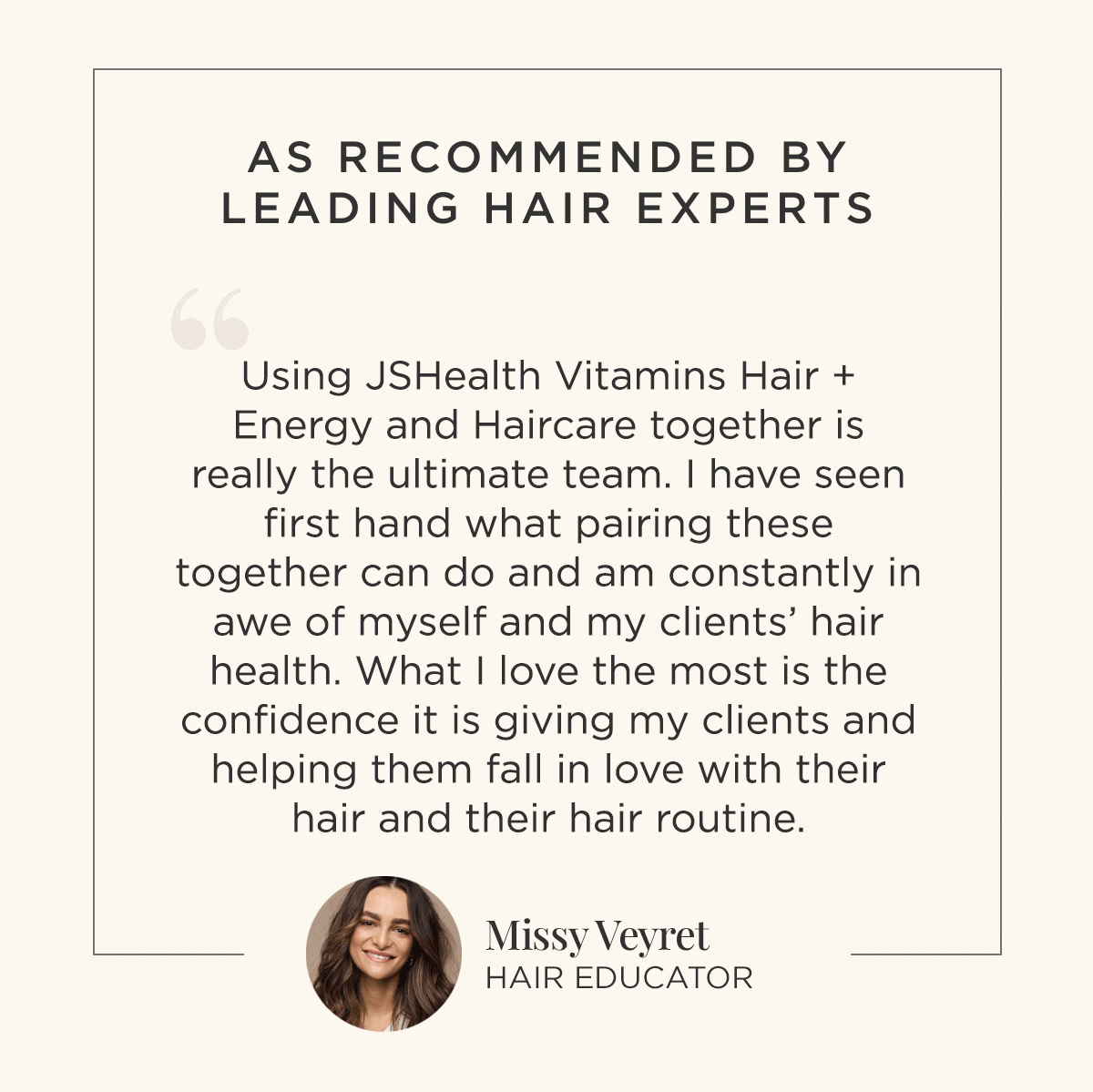 Has your hair experienced this?! JSHealth Vitamins