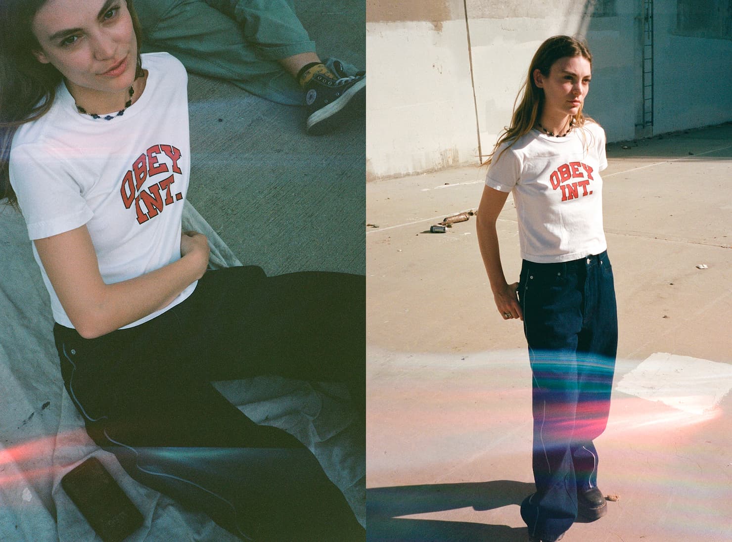 WOMEN COLLAGE T SHIRT