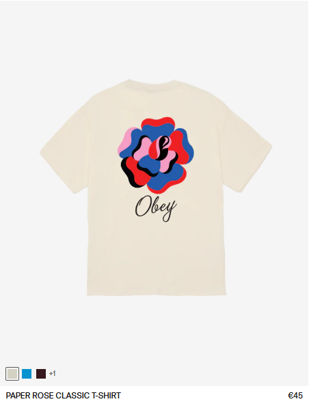 PAPER ROSE CLASSIC T-SHIRT