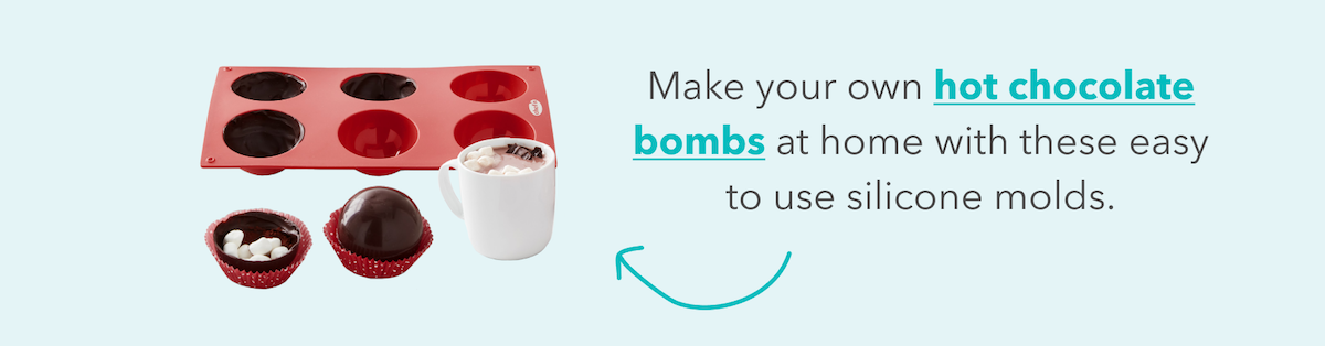 hot chocolate bomb silicone mold