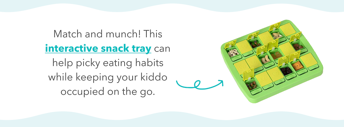 interactive snack tray