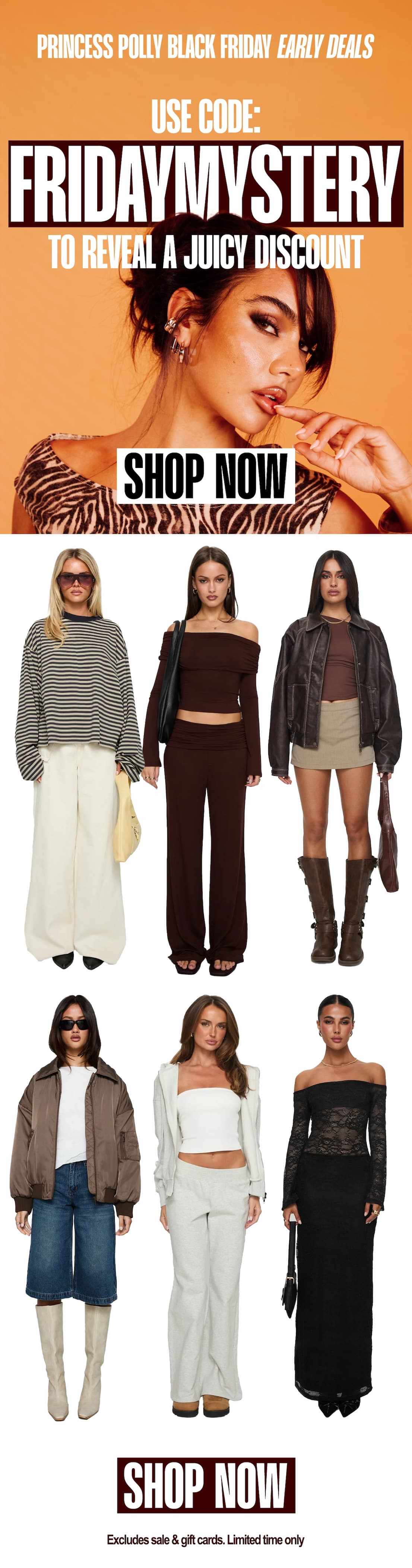 Enter the code FRIDAYMYSTERY at checkout to reveal your deal >