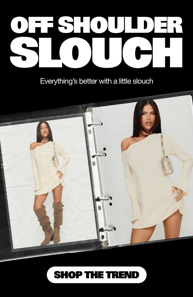 Everything’s better with a little slouch. Shop these effortless looks >