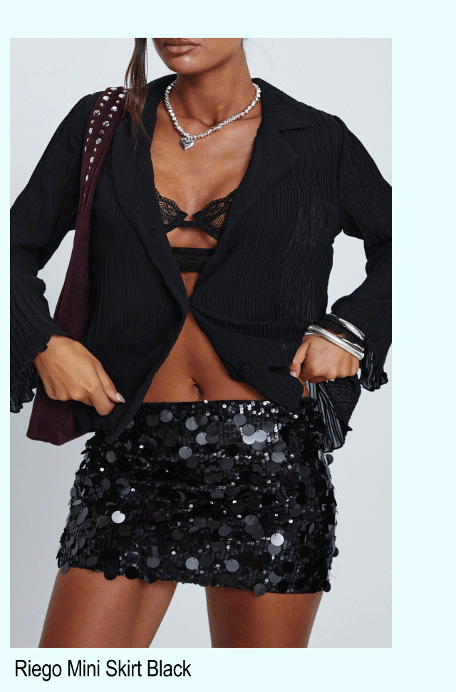 Riego Mini Skirt Black