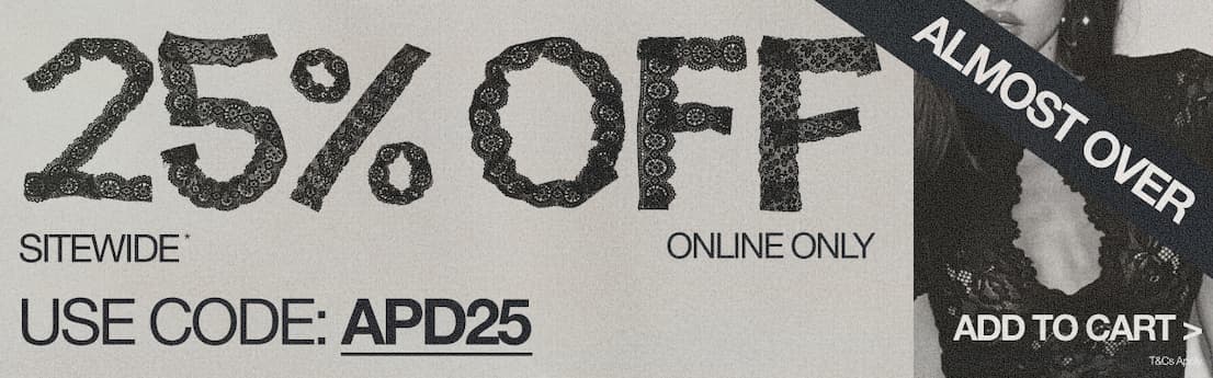 Add to cart, get 25% off >