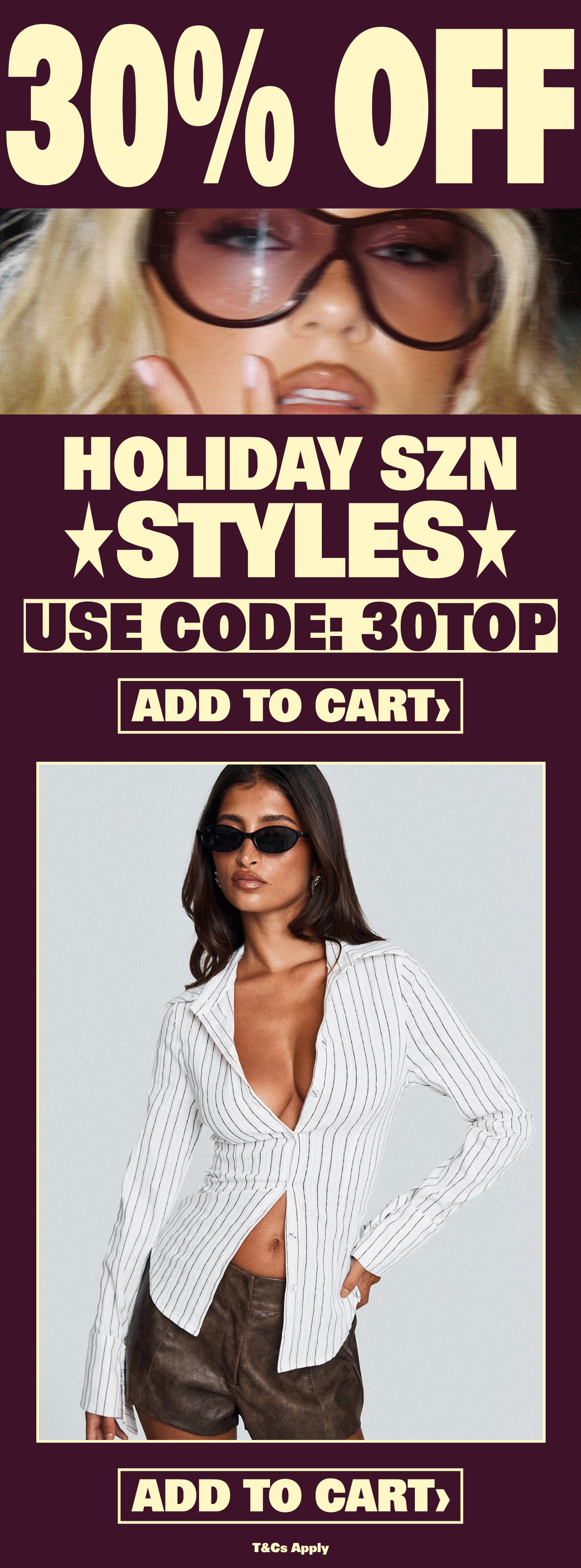 Enter code 30TOP at checkout to save >