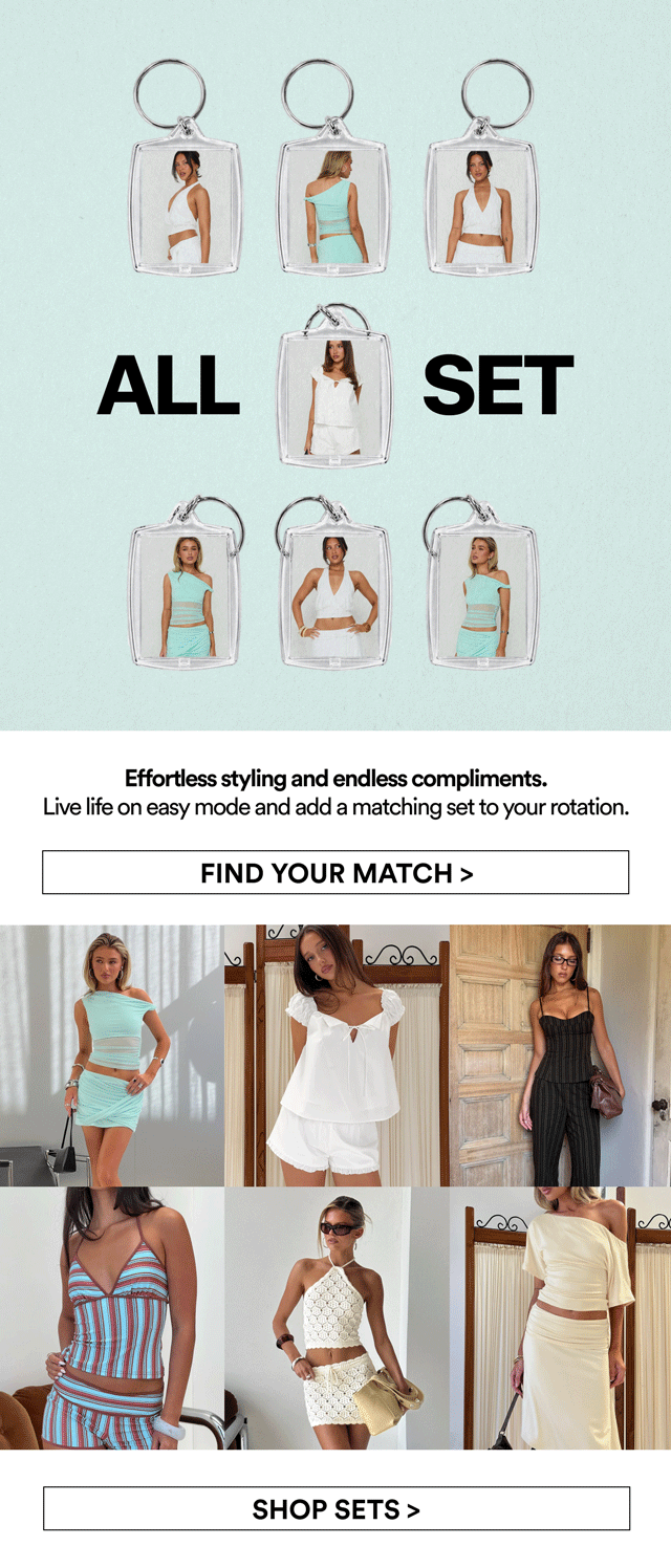 Your new matching set is ready. Shop 25% OFF >