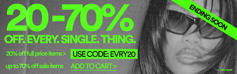 DON’T MISS 20-70% OFF >