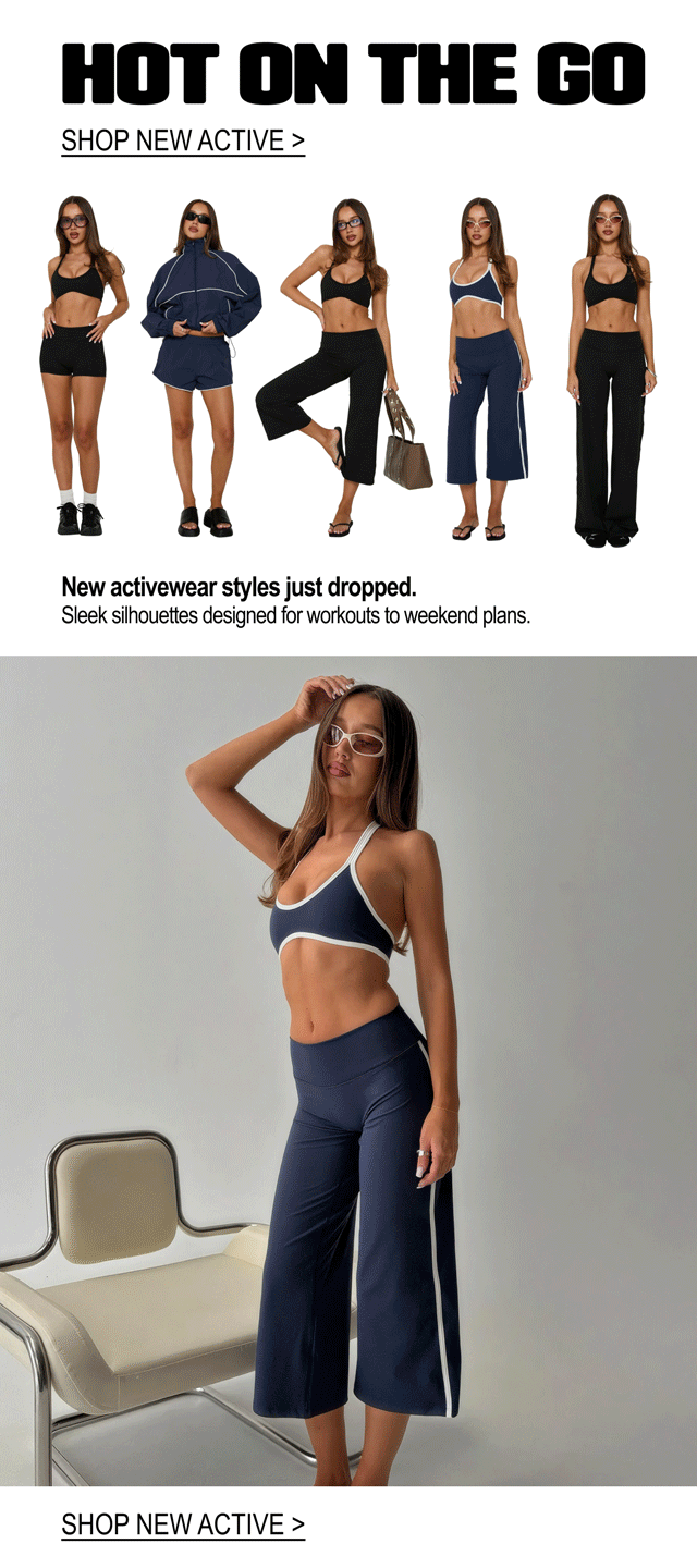 This new activewear has your name on it…