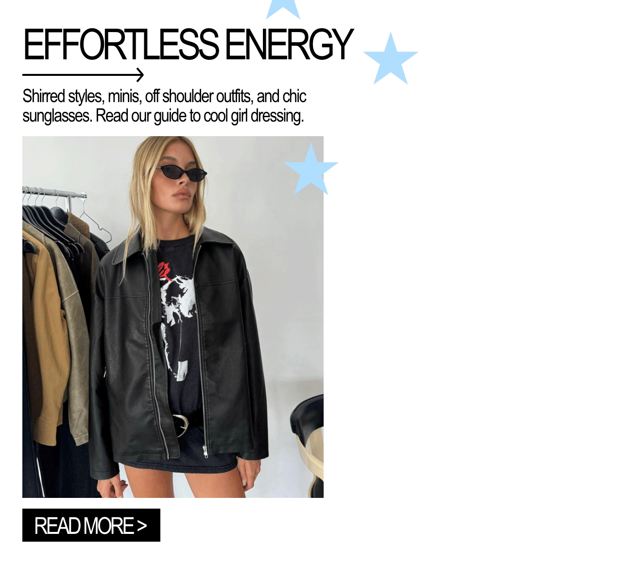 Discover our styling guide for effortless energy looks >