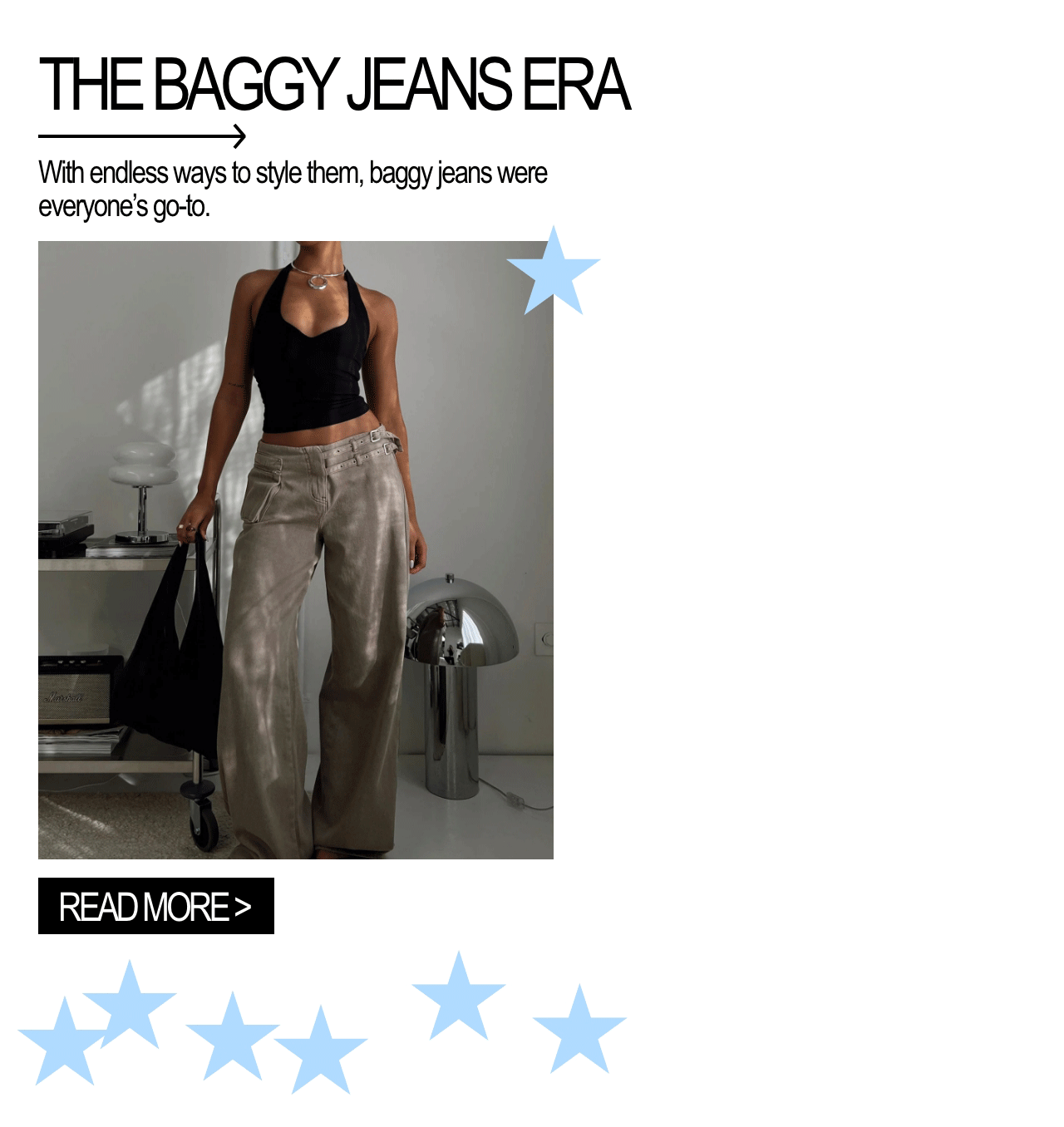 Discover our styling guide for baggy jeans >