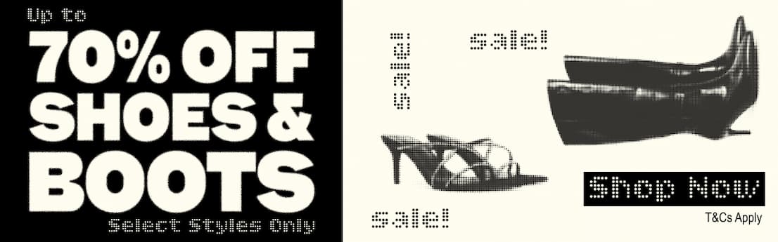 Up to 70% off shoes