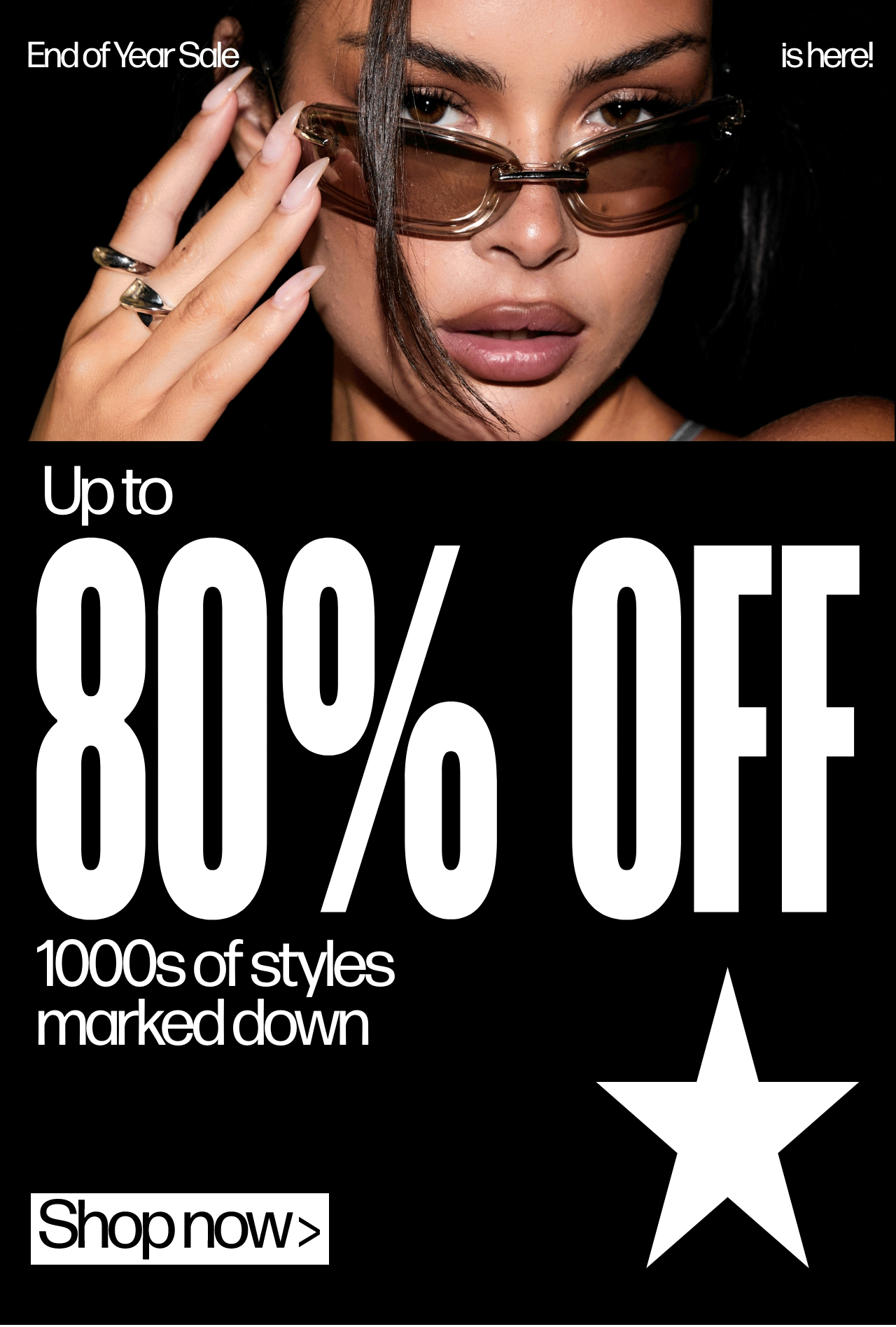 UP TO 80% OFF! 1000s of styles marked down >