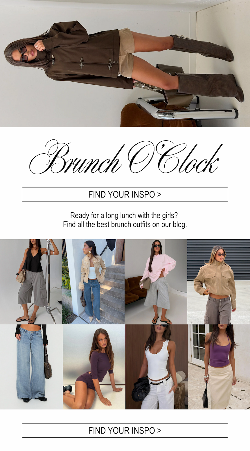 Brunch with the girls? We’ve got a fit for that. Find your inspo here >