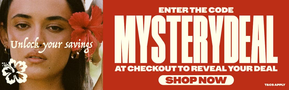 Enter the code MYSTERYDEAL at checkout to reveal your deal >