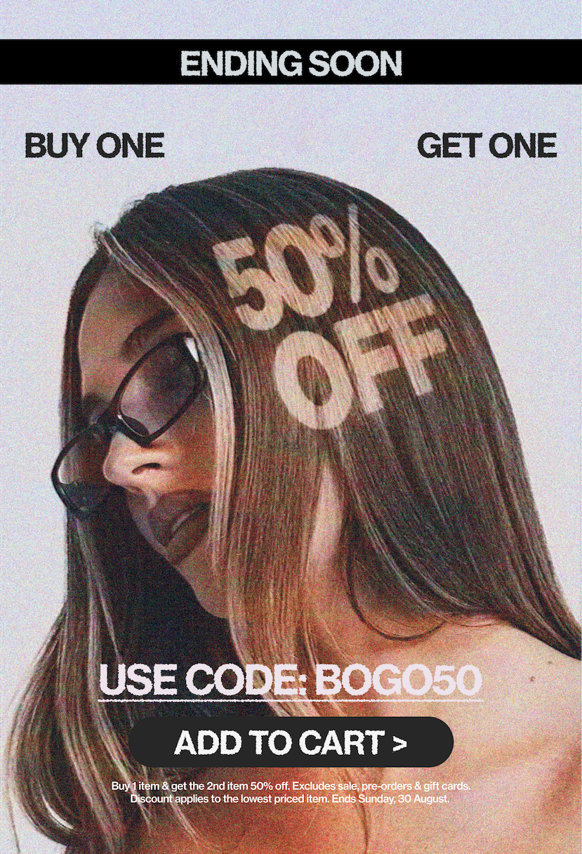 Unlock a buy 1, get 1 50% off deal >
