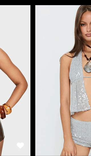 Bright Futures Halter Shimmer Top Lilac