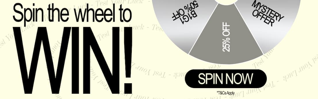 Spin the wheel to see which one you win!