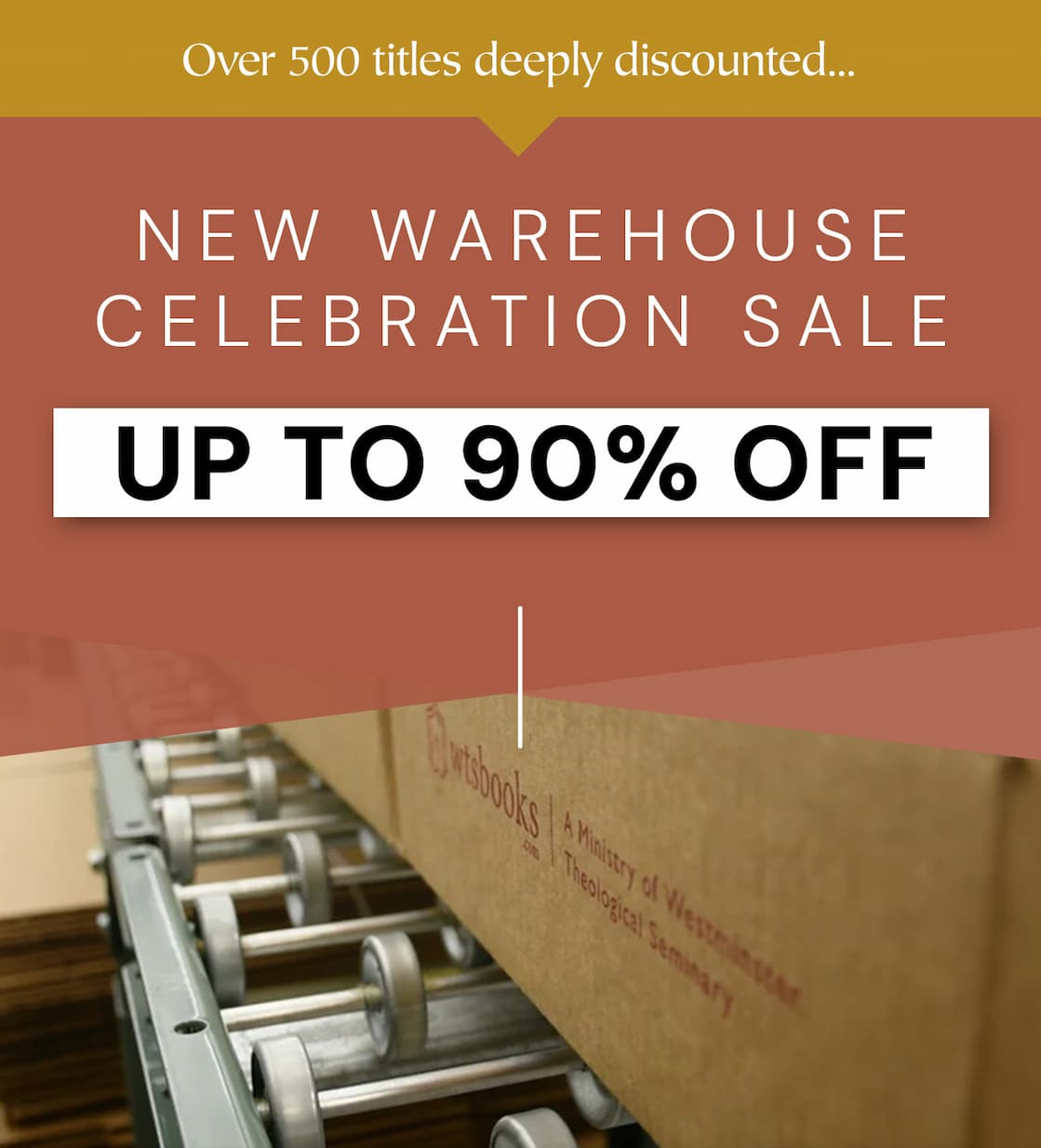 A few months ago, we announced our move to a new warehouse—a major milestone in the life of Westminster Books. Today, I'm delighted to share that we are now fully operational in our new facility. Praise the Lord! First, thank you. We're deeply grateful for your prayers, encouragement, and patience throughout this transition. While the move proved more disruptive than we anticipated, God's faithfulness has sustained us every step of the way, and we're excited for what lies ahead. This new facility significantly expands our capacity to serve you. With more space, improved fulfillment capabilities, and greater operational efficiency, we're better positioned than ever to deliver the books and Bibles you love quickly and reliably. Perhaps most exciting of all, our partnership with a best-in-class fulfillment provider lays the groundwork for a long-held dream: international shipping. Work is already underway to build the infrastructure needed to serve select global markets in the coming months. Stay tuned! To celebrate this milestone, we've launched our biggest sale of the year so far. Through June 30, you'll find more than 500 of our favorite books discounted 40–90% off. If you've been waiting to pick up that commentary set, devotional, biography, or book that's been sitting on your wishlist, now is the perfect time. Thank you for being part of this ministry. We can't wait to see what the Lord does in this next chapter. JP