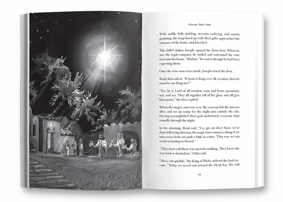 The Redemption Tales series by best-selling children's author Marty Machowski offers a creative presentation of the gospel message by inviting middle-grade readers (ages 8-12) to join the fictional animals who could have witnessed the biggest events of the Bible throughout the Old and New Testaments.  Each book in this four-volume set includes seven stories for a total of twenty-eight retellings from Genesis to Revelation. This set includes The Shadow and the Promise (Book 1), The Prophecy and the Hope (Book 2), The Light and the Life (Book 3), and The Death and the Victory (Book 4).  Each chapter includes Bible study questions that help kids engage with the "truth behind the tales," while offering a fresh perspective on God's overarching story of redemption throughout Scripture. Accompanied by illustrations from Blair Files, the series invites readers to see familiar biblical events in a new and imaginative way.