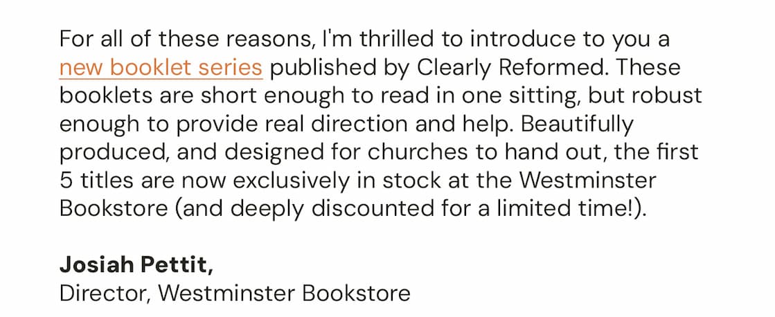 In an age of confusion and complication, we believe one of the great needs in our day is for clarity. People all over the world need Bible truths and sound theology presented clearly and applied carefully—to their lives and to the problems of our day.